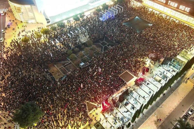 مظاهرة في تل أبيب تطالب بإقالة حكومة نتنياهو