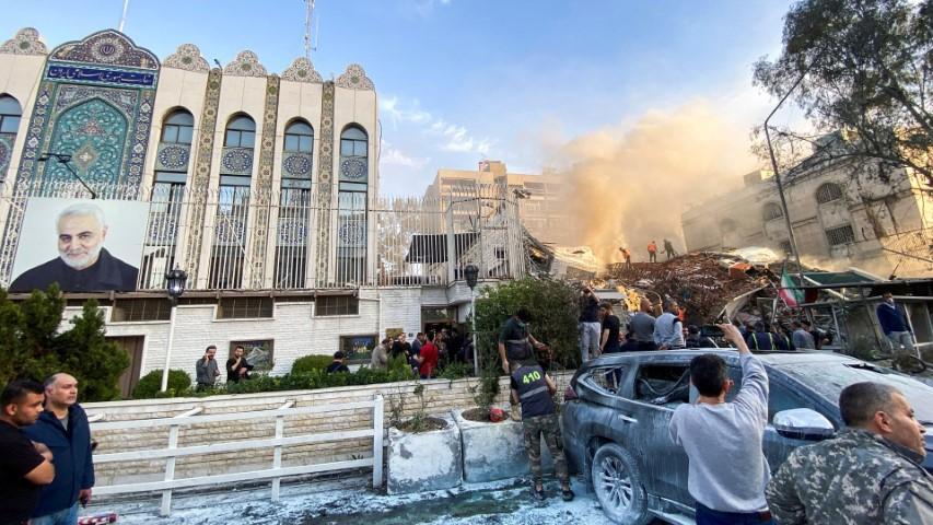 واشنطن: قلقون بسبب الخطاب الإيراني بعد الهجوم على دمشق