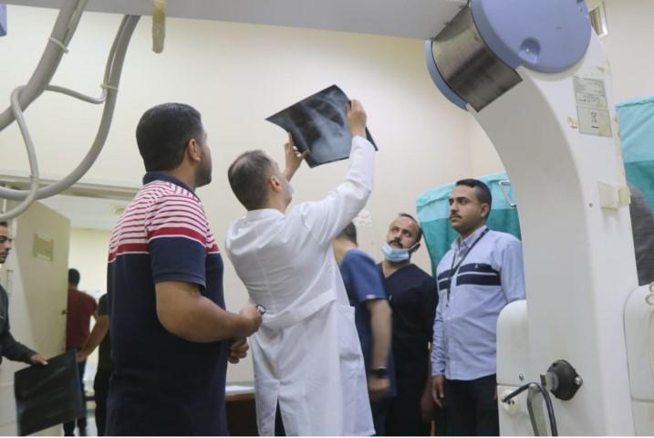 طواقم المستشفى الميداني الأردني غزة 78 تباشر أعمالها