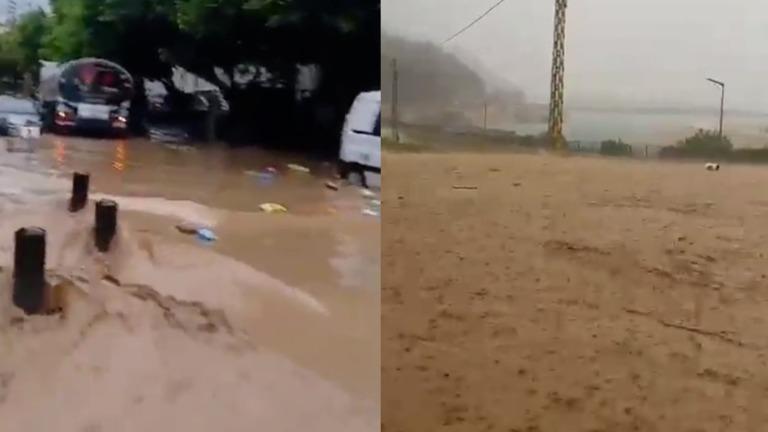 السيول تجتاح مناطق عديدة في لبنان