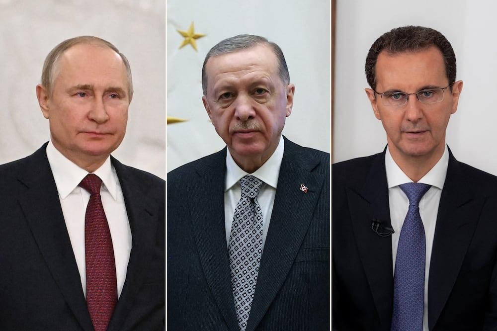أردوغان يلمح لدعوة الأسد وبوتين إلى تركيا