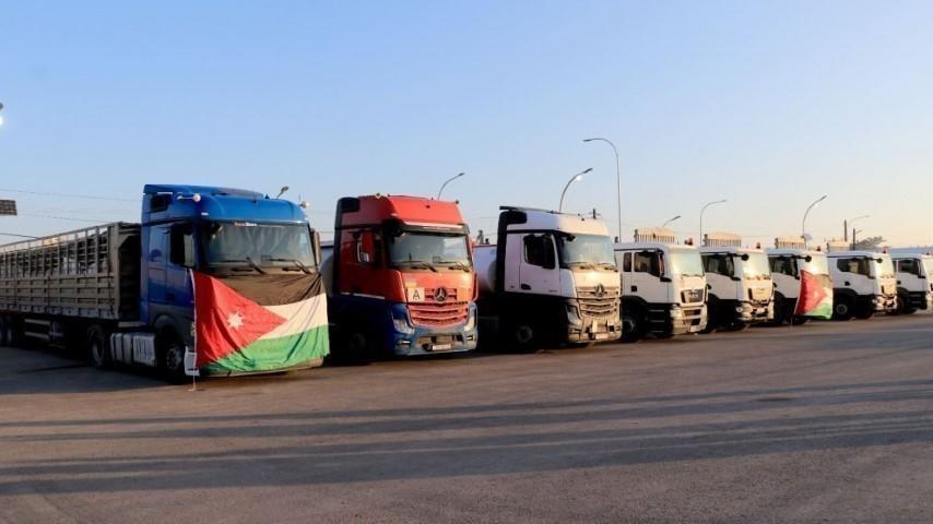 الأردن: عبور 100 شاحنة مساعدات إلى غزة هذا الأسبوع