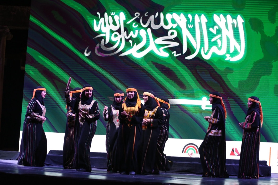 فرقة الفنون الادائية السعودية تشارك في ليالي جرش ال38