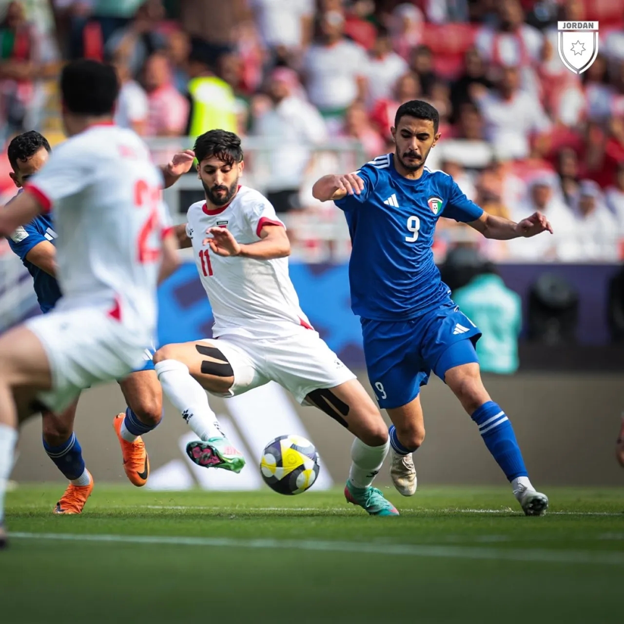الأردن يحسم موقعة الكويت بكأس العرب بالثلاثة