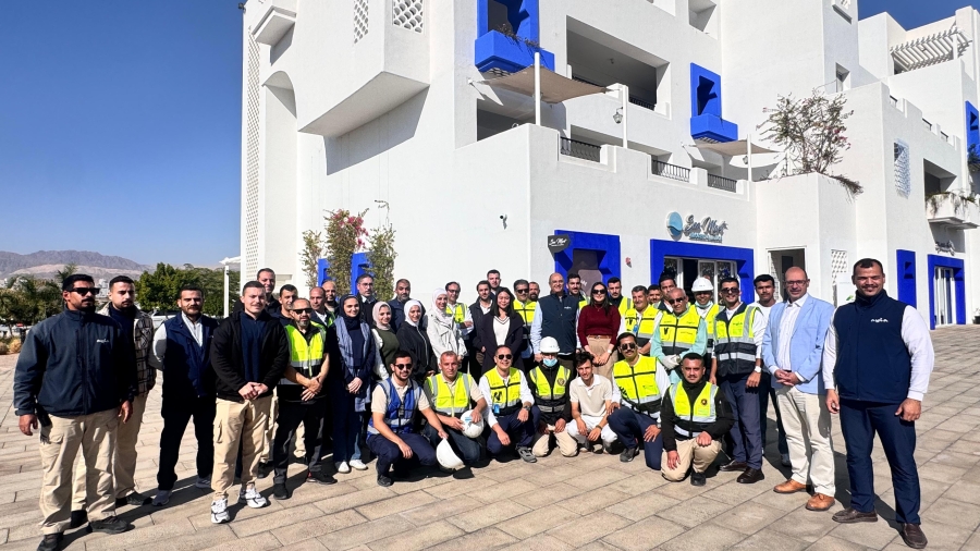 واحة أيلة تجري تمرين حريق مشترك لتعزيز معايير السلامة ورفع الجاهزية للطوارئ..