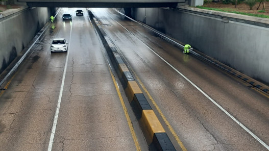 أمانة عمان تتعامل مع 96 ملاحظة منذ بدء المنخفض الجوي