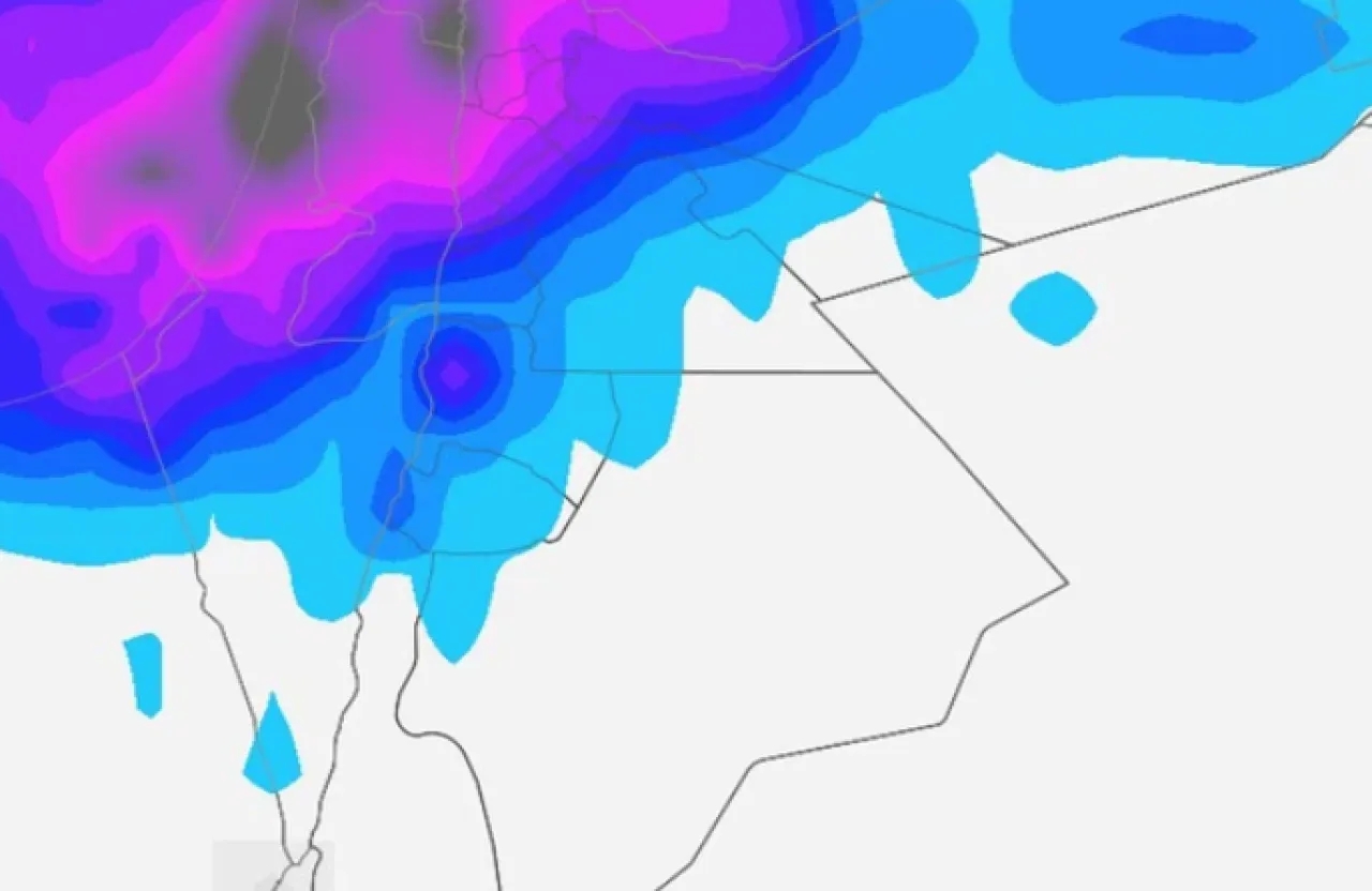 أمطار غزيرة.. طقس العرب يشرح تفاصيل (منخفض الخميس) الذي يزور للأردن