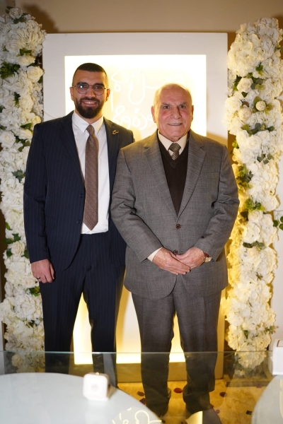 عقد قران سيف الدين نجل الصحفي محمد غنام .. آل الحاج وغنام النجار .. نسايب