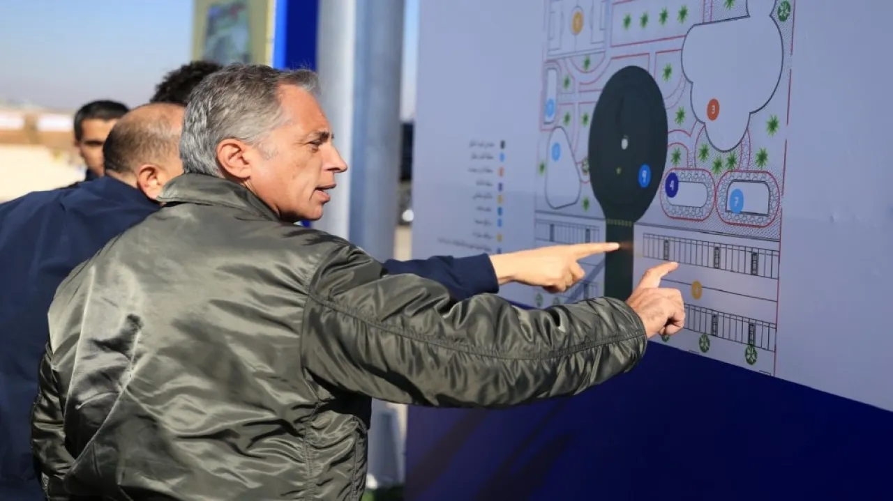 حسان يشارك في زراعة حديقة المفرق الجديدة إيذانا ببدء أعمال إنشائها